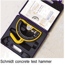 schmidt concrete test hammer
