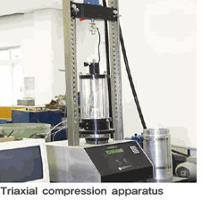 Triaxial compression apparaus