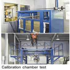 Calibration chamber test